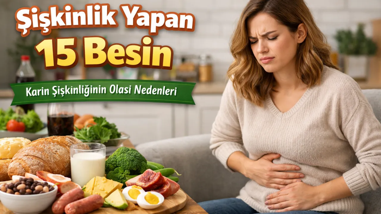 Şişkinlik Yapan 15 Besin: Karın Şişkinliğinin Olası Nedenleri